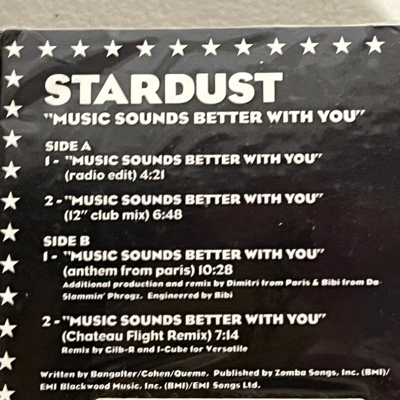 Vintage 1998 Stardust Music Sounds Better With You Cassette Tape Sealed Ziggy - Picture 5 of 8